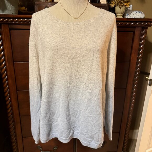 VINCE Ombre Cashmere Blend Dip Dye Sweater M - Picture 1 of 7